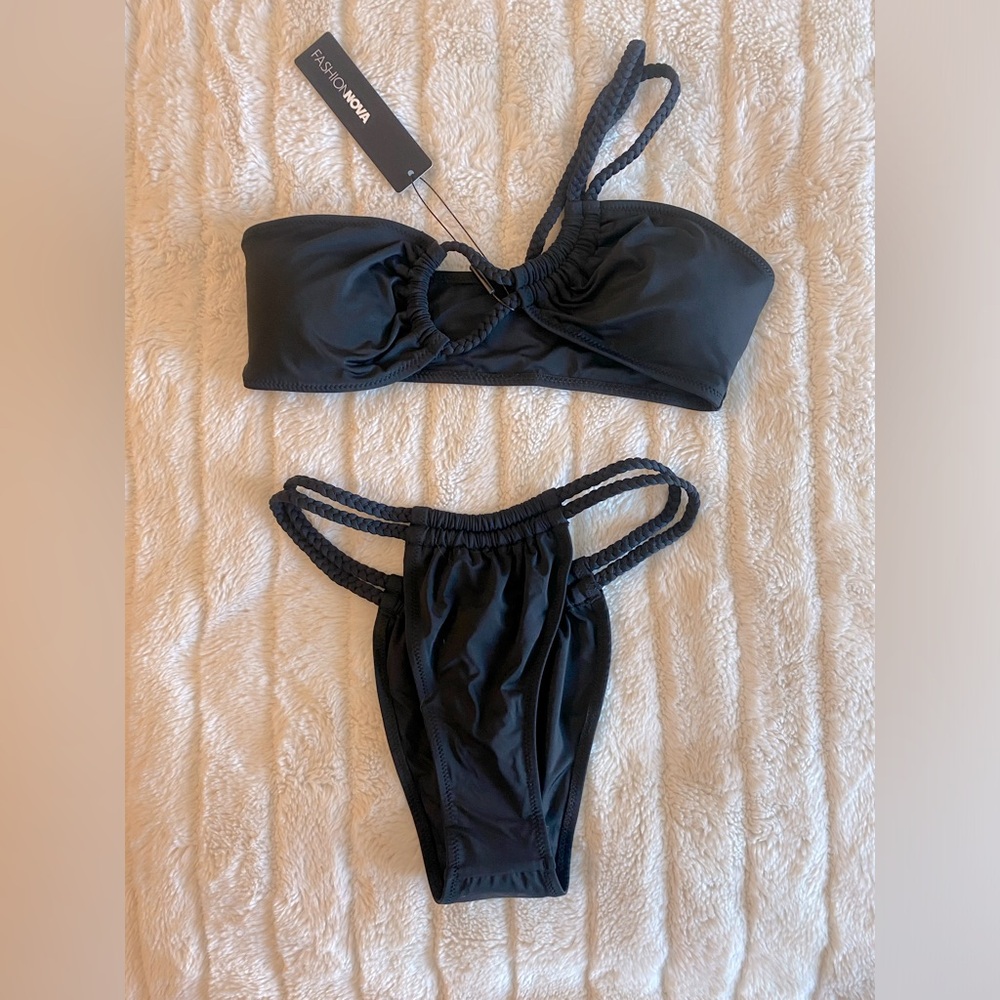 Fashion Nova Two-Piece Black Bikini